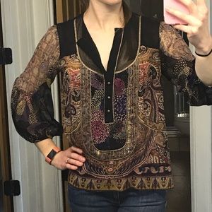 Nanette Lepore printed blouse